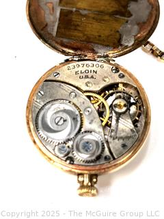 1920's Elgin Pocket Watch w/1/20 12K GF chain