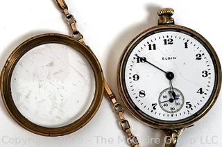 1920's Elgin Pocket Watch w/1/20 12K GF chain