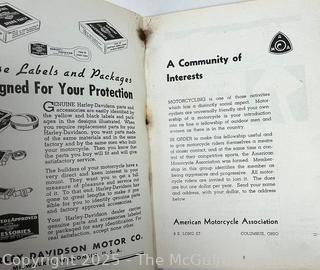 Questions and Answers by Uncle Frank 1940 Motorcycle Manual