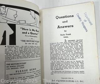 Questions and Answers by Uncle Frank 1940 Motorcycle Manual