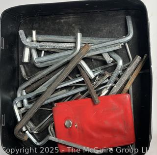 Ratchet Set, Allen Wrenches and Assorted Hand Tools