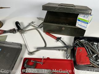 Ratchet Set, Allen Wrenches and Assorted Hand Tools