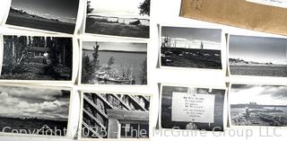 Collection Includes B&W Photos of Canadian Wilderness, US Military Interview with Author John Gresham, and Ephemera from United States Lines 