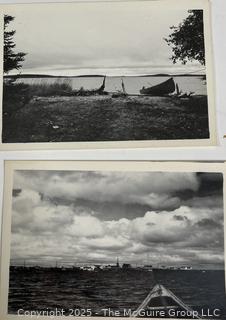 Collection Includes B&W Photos of Canadian Wilderness, US Military Interview with Author John Gresham, and Ephemera from United States Lines 