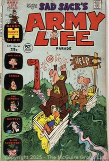 Six (6) Comics: Richie Rich, Reggie and Me, Casper, The Life of Pope John Paul II and (2) Sad Sack’s Army Life