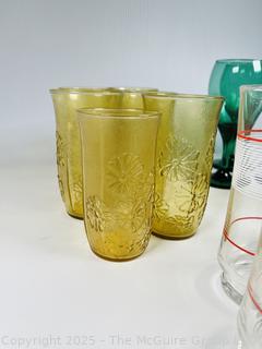 Collection of Mid Century Glass Tumblers