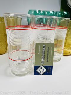 Collection of Mid Century Glass Tumblers