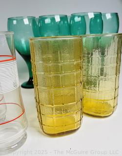 Collection of Mid Century Glass Tumblers