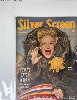 Five (5) Silver Screen Magazines from 1945