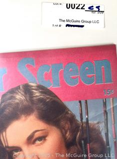 Five (5) Silver Screen Magazines from 1945