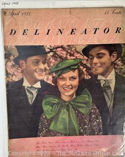 Five (5) Delineator Magazines 