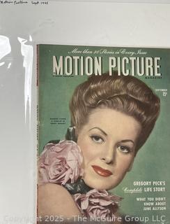 Five (5) Motion Picture Magazines from 1945