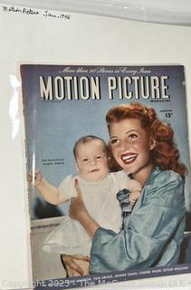 Five (5) Motion Picture Magazines from 1945