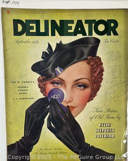 Six (6) Delineator  Magazines from 1934