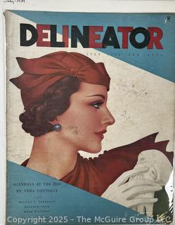 Six (6) Delineator  Magazines from 1934