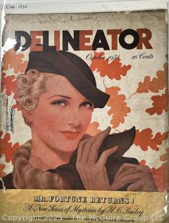 Six (6) Delineator  Magazines from 1934