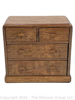 Four (4) Drawer Jewelry Chest. 5 1/4 x 3 x 5”