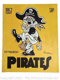 1957 Pittsburgh Pirates Baseball Yearbook 