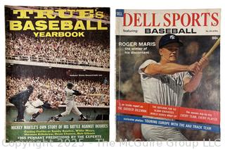 Two (2) Baseball Magazines circa 1960's