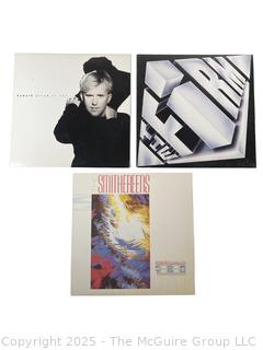 Three (3) Vinyl LP Record Albums: The Firm, Howard Jones and The Smithereens