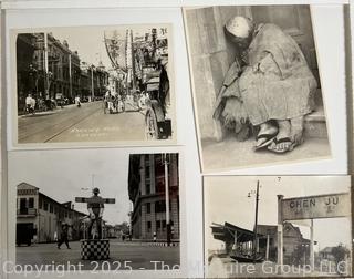 Group of Post WWII B&W Photos of Occupied Countries