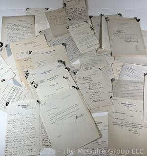 Collection of Letters c 1900-1925 by Politicians and Financiers