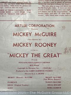 "Mickey The Great" Movie Poster