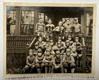 c 1930's Youth Football Team Photo 4 x 6"