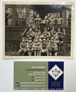 c 1930's Youth Football Team Photo 4 x 6"