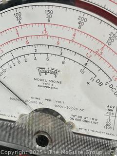 Triplett Multimeter Model 630-NS with Original Box