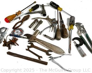 Hand Tools Including Schild Cutter #10 and Snap-On Valve "Tappet Adjuster"