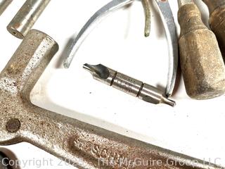 Hand Tools Including Schild Cutter #10 and Snap-On Valve "Tappet Adjuster"