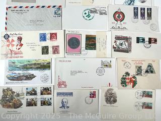 Collection of First Day Covers with Cachets FDC's