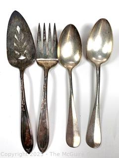 Group of Silver Plate Serving Items Including Christofel