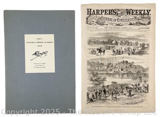 Harper's Weekly Journal of Civilization Oct. 11, 1862 and Gen R. E. Lee's General Order Number Nine Reproduction. 