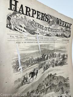 Harper's Weekly Journal of Civilization Oct. 11, 1862 and Gen R. E. Lee's General Order Number Nine Reproduction. 