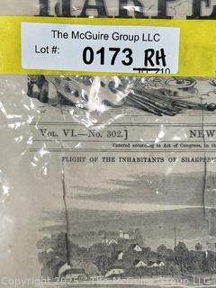 Harper's Weekly Journal of Civilization Oct. 11, 1862 and Gen R. E. Lee's General Order Number Nine Reproduction. 