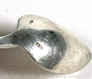 Twelve (12) Sterling Silver Tea Spoons Made by Dutch Silver Maker Gerritsen & Van Kempen Zeist.  67.4 grams