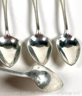 Twelve (12) Sterling Silver Tea Spoons Made by Dutch Silver Maker Gerritsen & Van Kempen Zeist.  67.4 grams