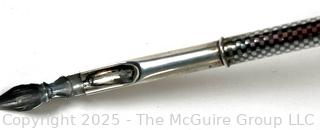 Edwardian Sterling Silver Dipping Fountain Pen.