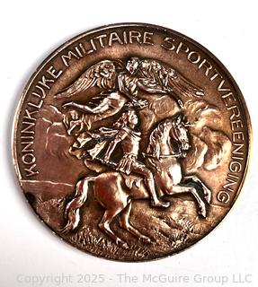 Royal Military Sports Association Bronze Medal for 1927 Individual Equestrian Medal in Dressage. 50mm