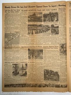 The Asheville Times Newspaper Japanese Surrender and the End of WWII August 14, 1945