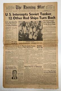 Four (4) Newspapers Including Assassination Attempt on President Reagan, Vietnam War, and US Intercepting Soviet Tanker