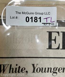 The Washington Post Newspapers reporting on Clinton’s Election Victory in 1992 as well as articles about Homosexuality in China in late 20th century