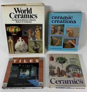 Four (4) Books on Ceramics and Tiles