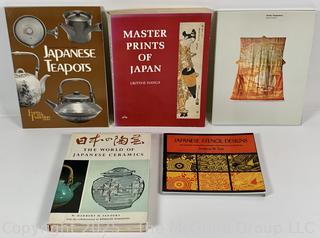 Five (5) Japanese Art related Books