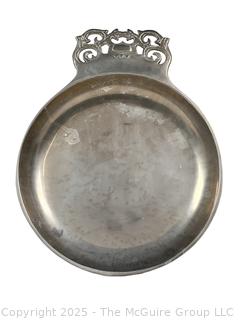 Nambe 211 Serving Dish Scroll Handle 