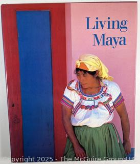 Living Maya By Walter Morris Coffee Table Book