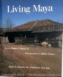 Living Maya By Walter Morris Coffee Table Book