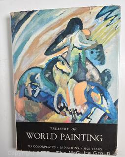 Three (3) Coffee Table Art Books Including The Sculpture of Picasso, The Pantheon Story of Art and Treasury of World Painting 